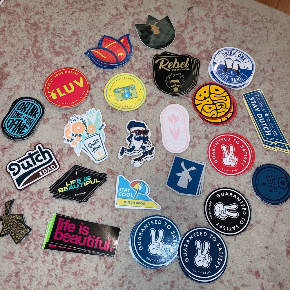 DUTCH BROS STICKERS